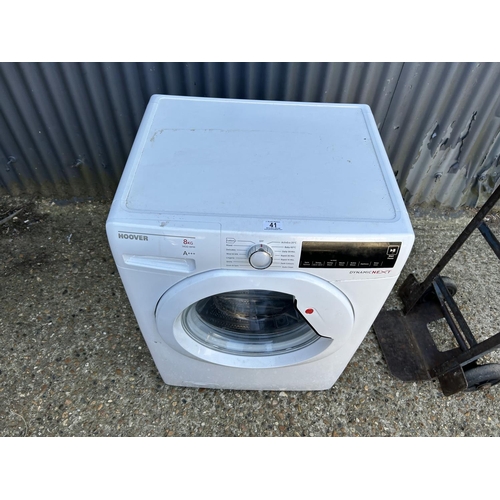 41 - A HOOVER 8kg washing machine