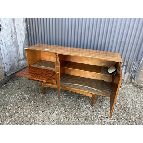 51 - A MID CENTURY TEAK COCKTAIL SIDEBOARD