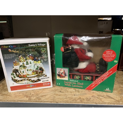 1011 - Two boxed Christmas Decorations