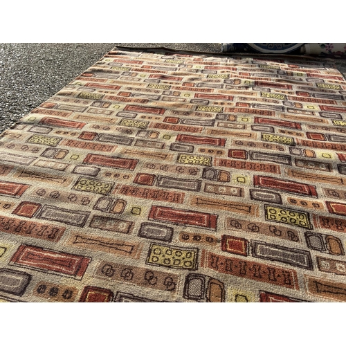 134 - 1950's patterned carpet by Crossley, 400 x 280cms