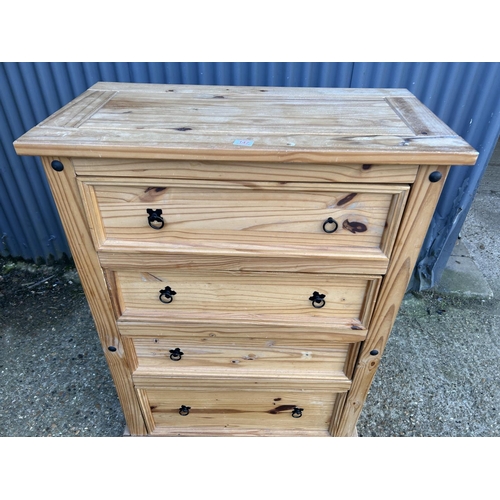 147 - Modern chest of five drawers