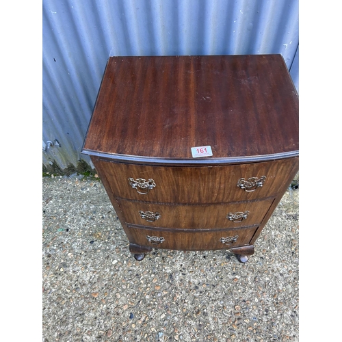 161 - Repro chest of three drawers