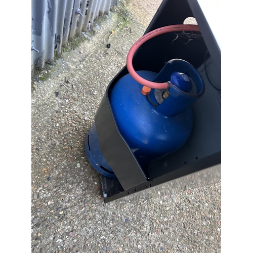 18 - Calor heater with mostly full bottle of gas