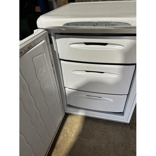 A hotpoint under counter freezer