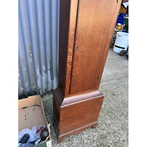 70 - A oak cased longcase clock by Robert French of MAIDSTONE