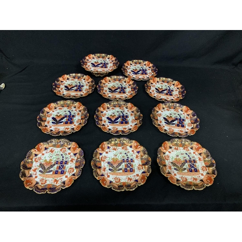 572 - Copeland Spode dessert Set, 11 pieces, no damage