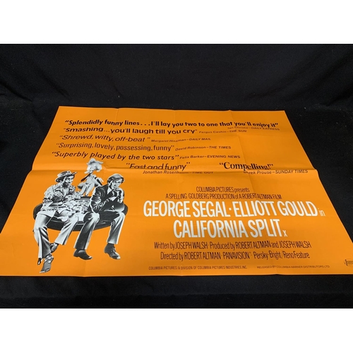 664 - Paper Film Poster California Split originally from The Granada Cinema Maidstone