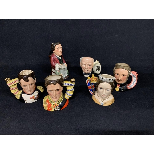 719 - 6 Royal Doulton Toby Jugs