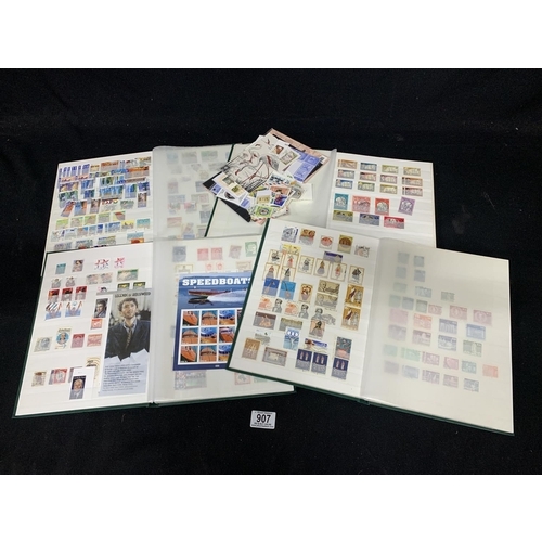 820 - 4 Worldwide Stamp Albums