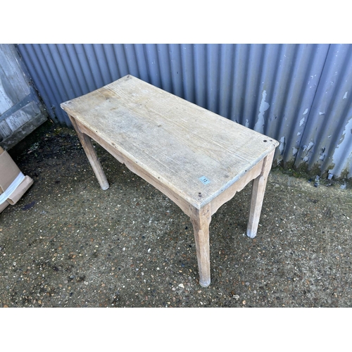 13 - An antique  pine side table 100x44x68