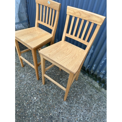 217 - A pair of modern bar stools