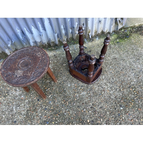 23 - Two antique stools