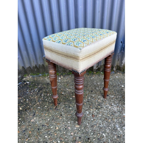 25 - Two upholstered stools