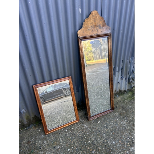 28 - Two antique mirrors 39x118