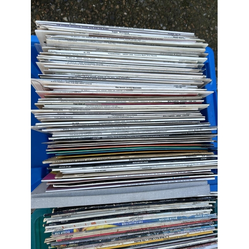 56 - Three crates of assorted records
