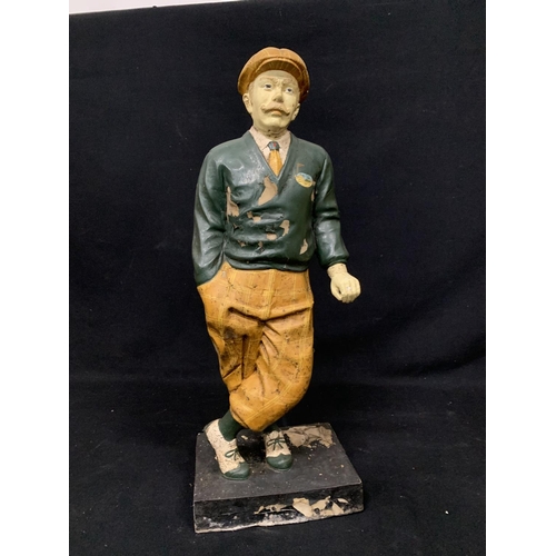 388 - Vintage golfing figure a/f, height 64cms