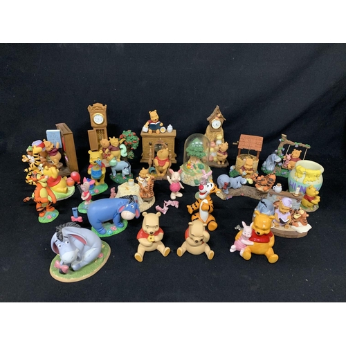 413 - Collection of 28 Assorted Winnie the Pooh figures