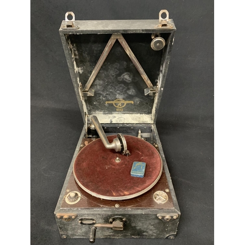 469 - Portable Columbia picnic Gramophone