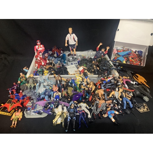 599 - Large collection of 1990's toy figures and parts (2)