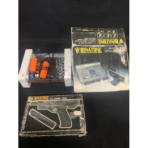 605 - Binatone TV Master MK6 game and TV Game Gun