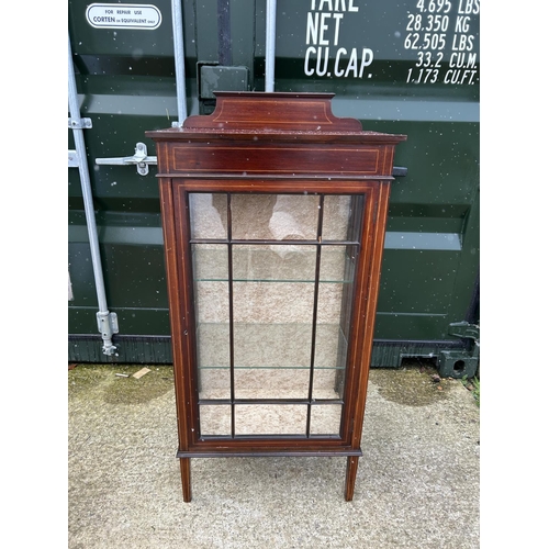 260 - An Edwardian inlaid cabinet