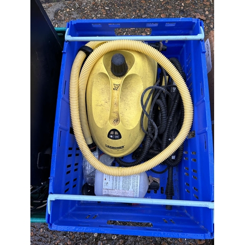 137 - Two Karcher washers with attachments