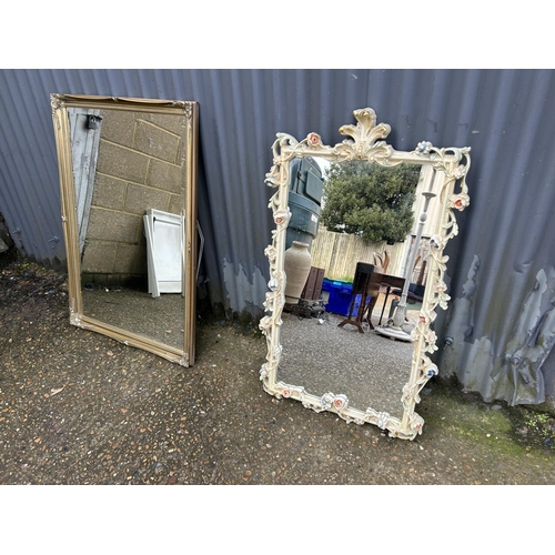 175 - Two large wall mirrors (larger 70x100)