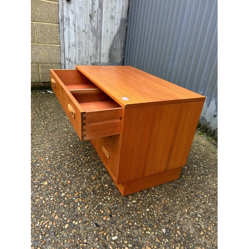 219 - A g plan teak chest of three drawers