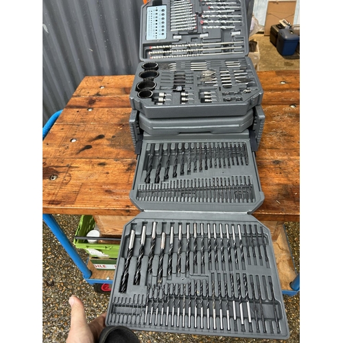 343 - A complete cased drill and driver bit set