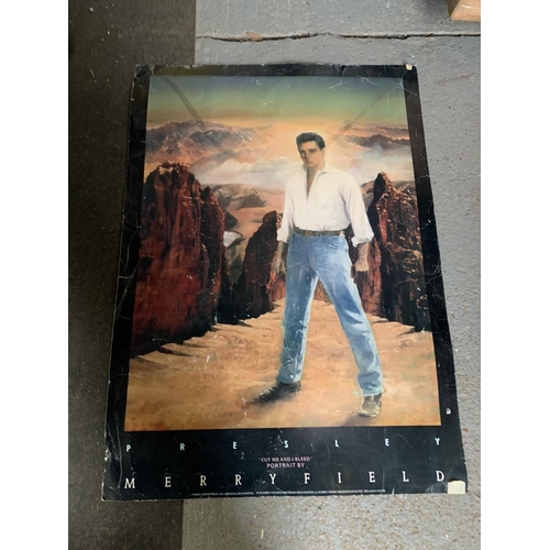 1004 - Large Elvis Presley poster