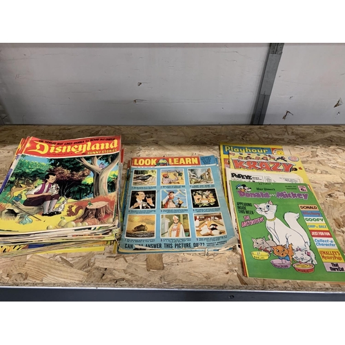 473 - 80 Disneyland Comics, 5 Look and Learn and others