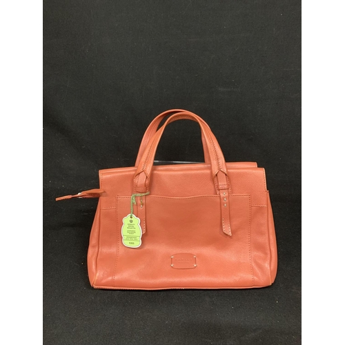 547 - Radley Salmon pink Handbag with Henley Regatta Badge