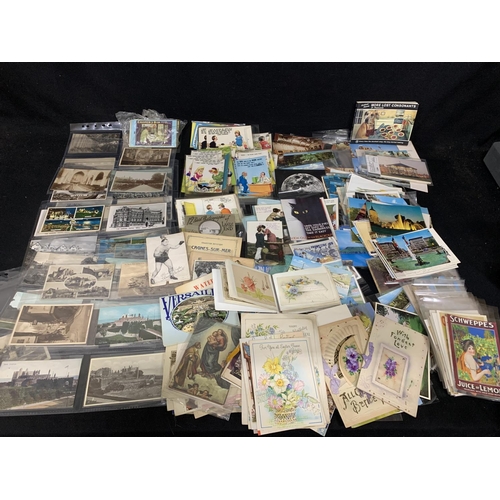 569 - Collection of vintage postcards on Deal and Dover and Bamforths novelty postcards, 1960's Postcards,... 