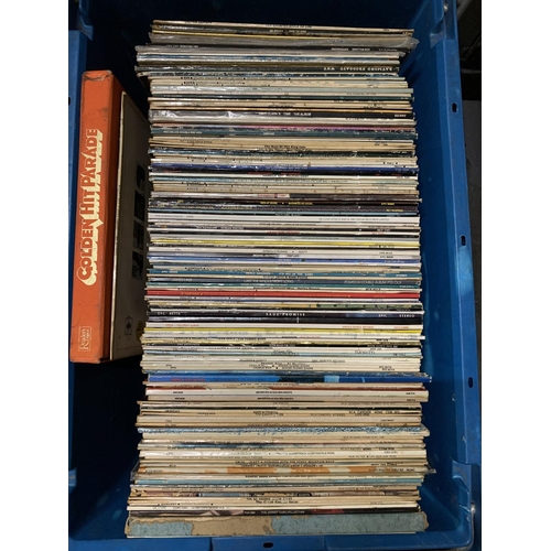 576 - Crate of assorted easy listening LP's: Go West, Howard Jones, Jim Reeves, Nat King Cole, Jerry Lee L... 