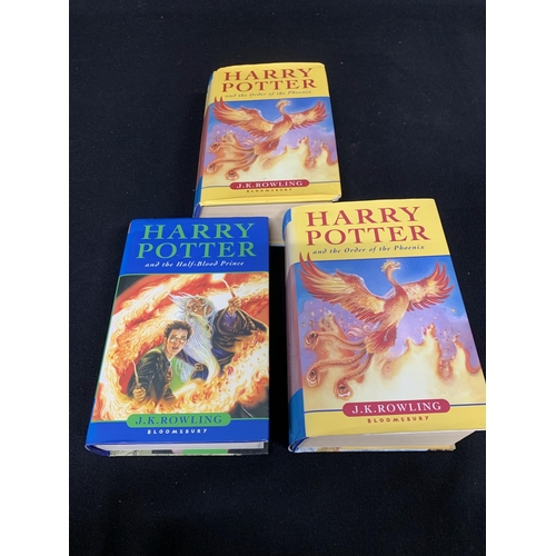 578 - 3 First Edition Harry Potter Books