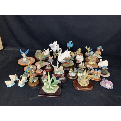 602 - 37 assorted bird figures