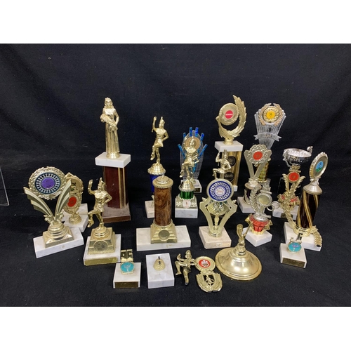 640 - Old trophies mainly Majorettes