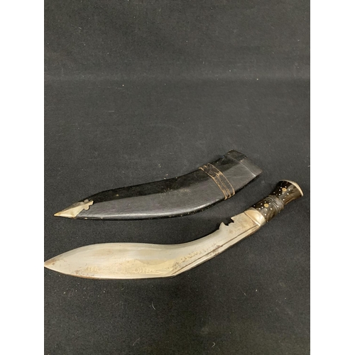 647 - Gurkha Kurkri Knife in scabbard