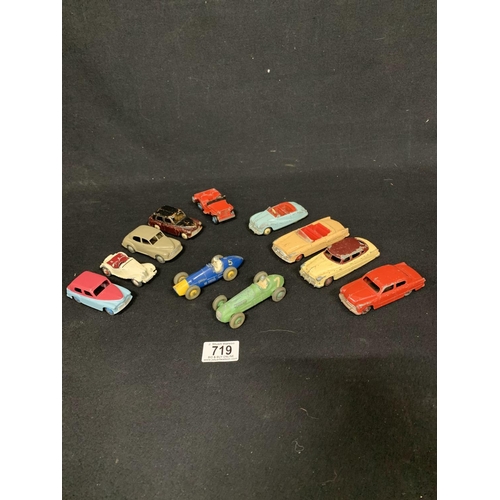 719 - 11 Vintage Dinky Die Cast Models