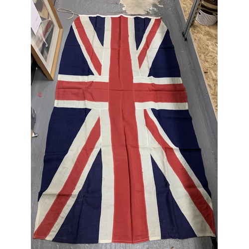 723 - Large Excelsior Union Jack Flag - 2 1/2 yard, ( 213 x 99 cms)