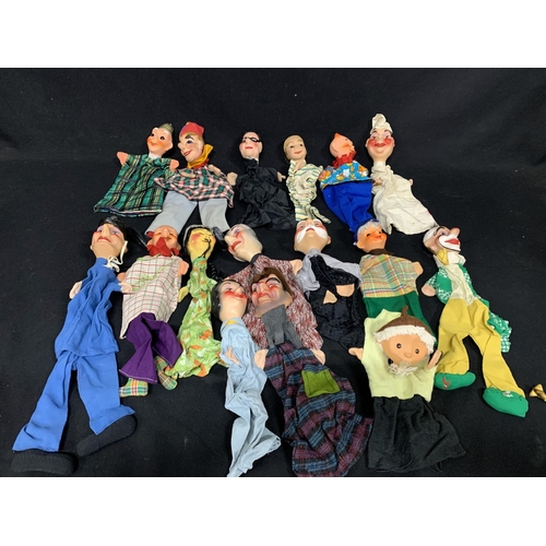 728 - Collection of 16 East German Character Puppets