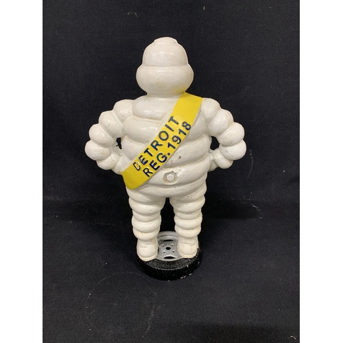 752 - Large Cast Iron Michelin Man, height 40 cms