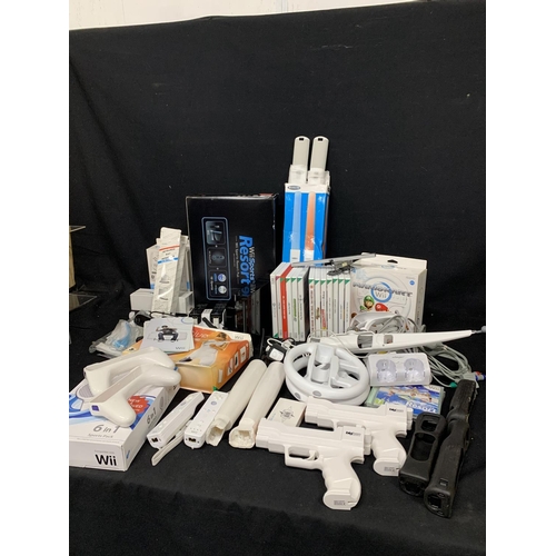 970 - Large quantity of Wii equipment and games from private home as found