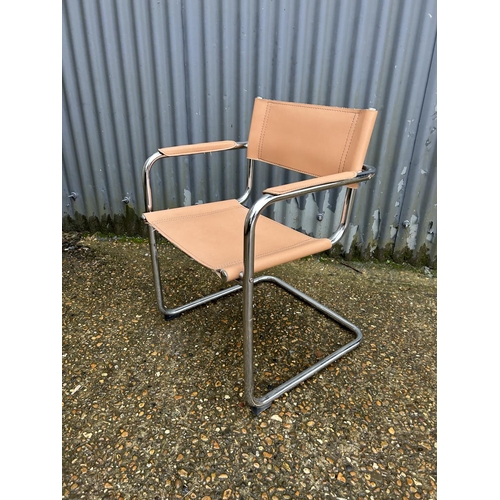 285 - A Marcel Breurer style cantilever armchair