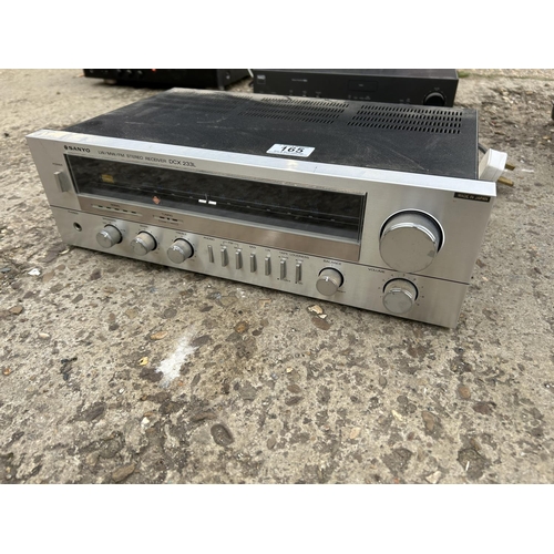 165 - Sanyo stereo receiver