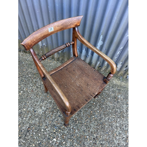 25 - A Victorian desk chair