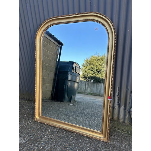 85 - A very large gold gilt framed mirror 110x146