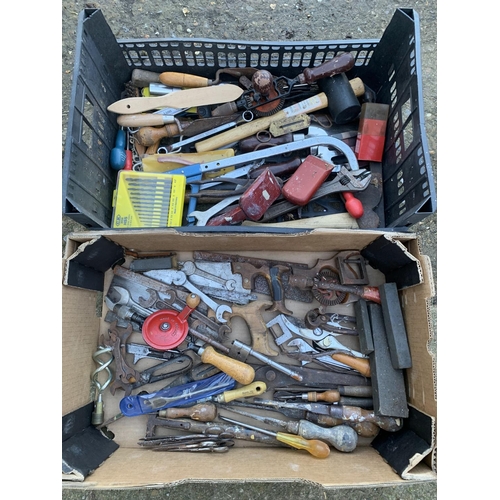 435 - Two trays of tools