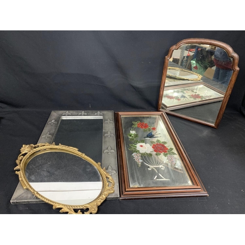 481 - 4 assorted mirrors