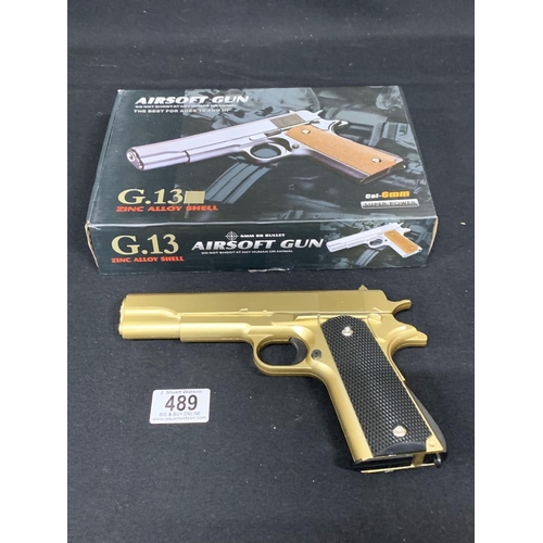 489 - G.13 Air Soft Gun boxed